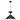 Krissy 1lt Large Pendant Black