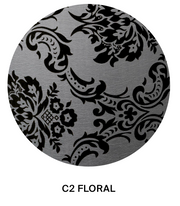 16.16.12 Cylinder Shade - C2 Floral