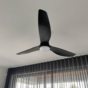 Simplicity 52 Inch DC Fan Matt Black with 18w LED CCT