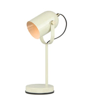 Tazza Glossy Cream with Antique Brass Table Lamp E27