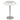 Teatro 7w 3000K LED Table Lamp Nickel and Alabaster