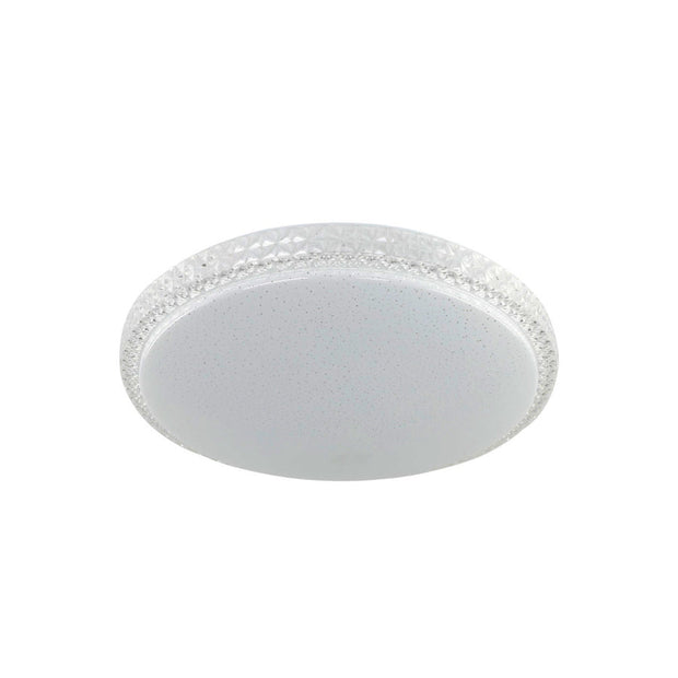 TERZA 18W LED CCT 3 Step Dimmable 28cm Crystal Arylic Trim