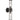Tiempo Up/Down Wall Light Tubular Ribbed Glass with Black