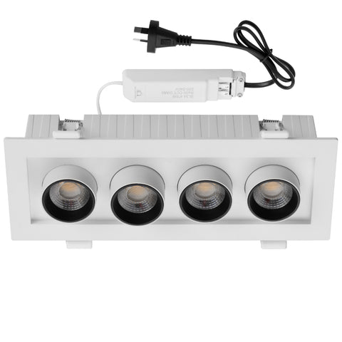 TILDA 4 LIGHT DOWNLIGHT 4x5w CCT WHITE IP20