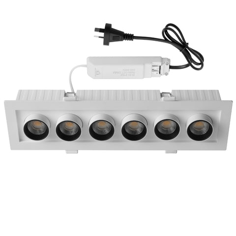 Tilda 6 Light Downlight 6x5w CCT White IP20