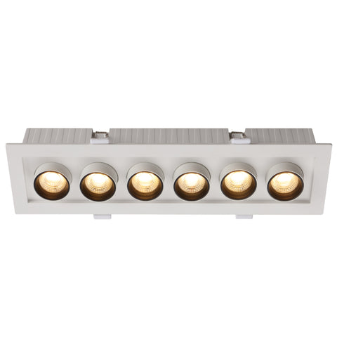 Tilda 6 Light Downlight 6x5w CCT White IP20