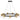 Tipico 9 x 6W 3000K LED Pendant Black with Gold