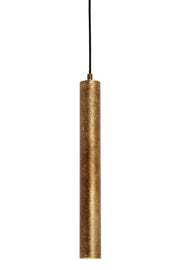 Toress 50cm GU10 Aged Gold Tubular Pendant