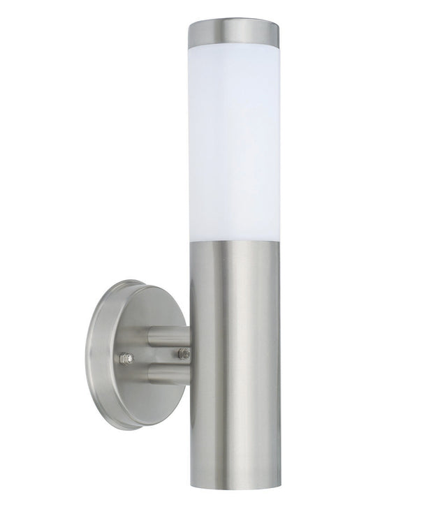 Torre E27 Exterior IP44 Wall Light 304 Stainless Steel