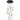 Torso 9 Light Black Pendant Frosted Glass 43w Built In Warm White LED