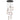 Torso 9 Light Black Pendant Frosted Glass 43w Built In Warm White LED
