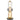 Torso Brass Table Lamp Amber Smoked Glass 15w Built In Warm White LED