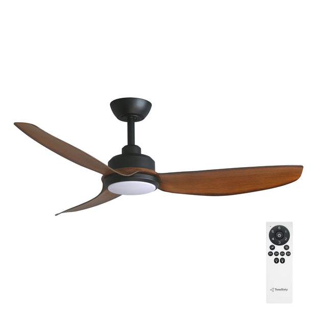 TRINITY DC 48IN/122CM BLACK/KOA BLADES+22W LED