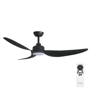 TRINITY DC 56IN/142CM BLACK/BLACK BLADES+22W LED