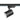 Track Head For Universal Track 1 Circuit Black IP20 GU10