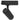 Track Head For Universal Track 4 Wire 3 Circuit Black 15W 3CCT LED