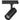 Track Head For Universal Track 3 Wire 1 Circuit Black 15W 3CCT LED