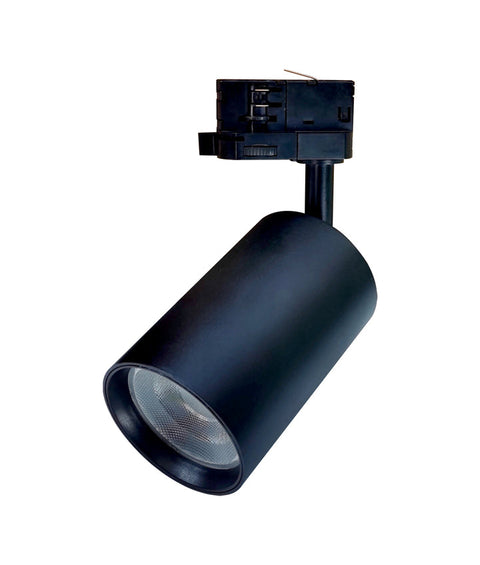 Track Head For Universal Track 4 Wire 3 Circuit Black 25W 3CCT LED