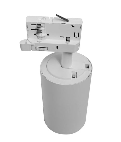 Track Head For Universal Track 4 Wire 3 Circuit White 25W 3CCT LED