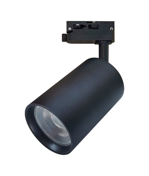 Track Head For Universal Track 3 Wire 1 Circuit Black 25W 3CCT LED