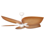 Tropicana AC 54 Ceiling Fan White with Natural blades