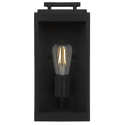 Truman 1lt IP44 Exterior Wall Light Black Sand