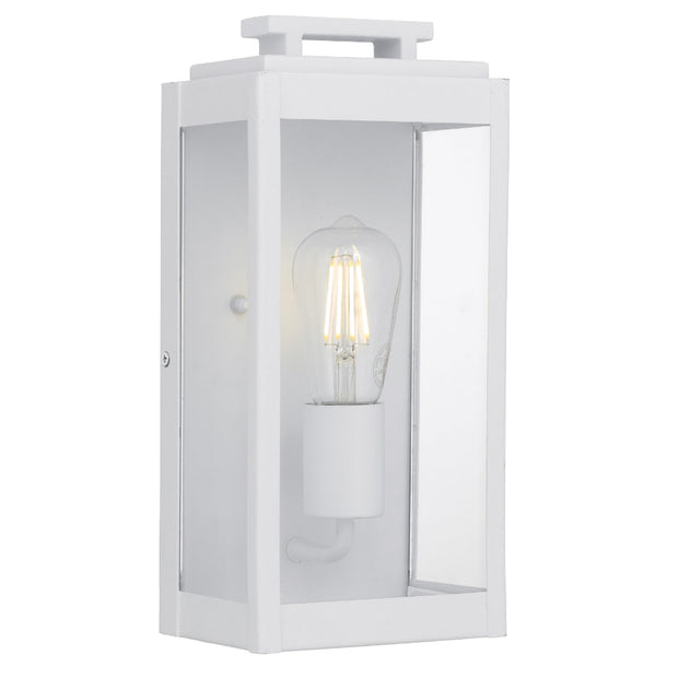 Truman 1lt IP44 Exterior Wall Light White Sand