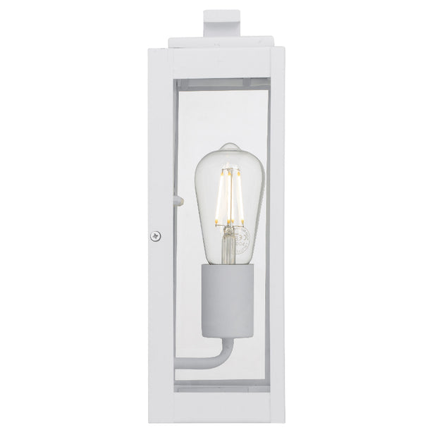 Truman 1lt IP44 Exterior Wall Light White Sand