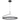 Truvon 60cm 32w 3CCT LED Pendant Black Sand
