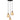 Tulip 3 x E27 Ribbed Wine Glass Cluster Pendant Bronze Amber
