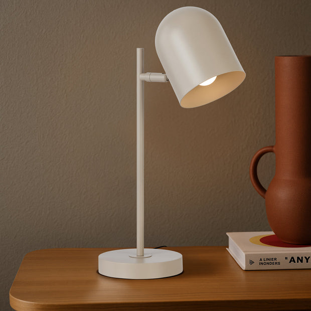Turin Table Lamp Khaki Satin