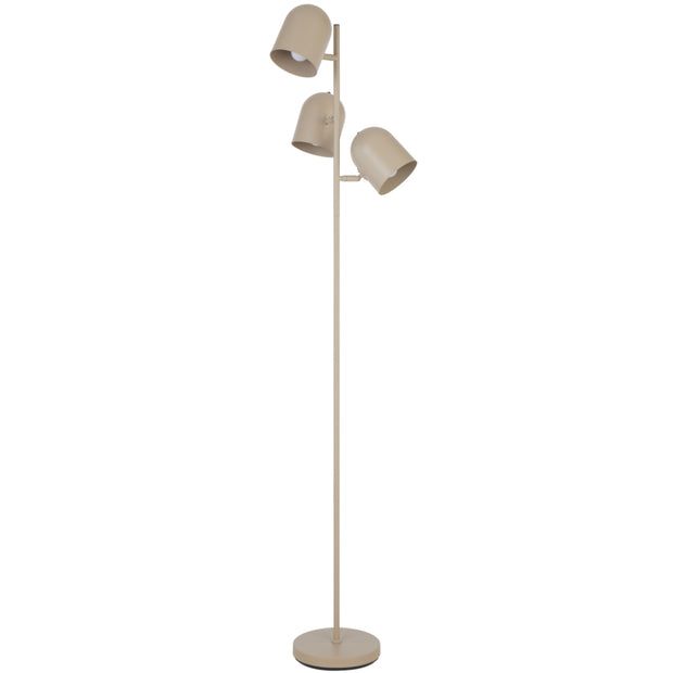 Turin 3lt Floor Lamp Khaki Satin