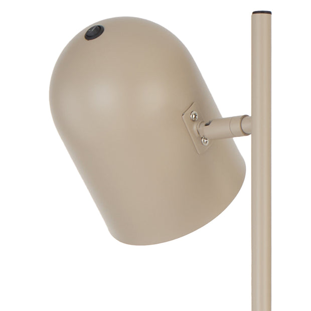 Turin 3lt Floor Lamp Khaki Satin