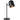 Turin Table Lamp Black Satin