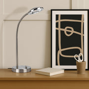 TYLER 6w LED 3000K Nickel Table Lamp