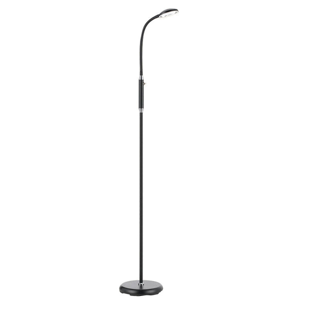 TYLER 6w LED 3000K Black Floor Lamp