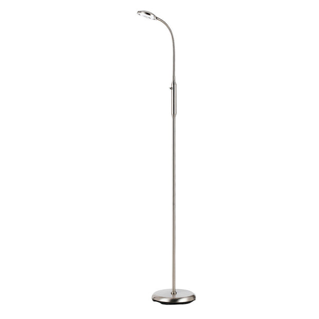 TYLER 6w LED 3000K Nickel Floor Lamp
