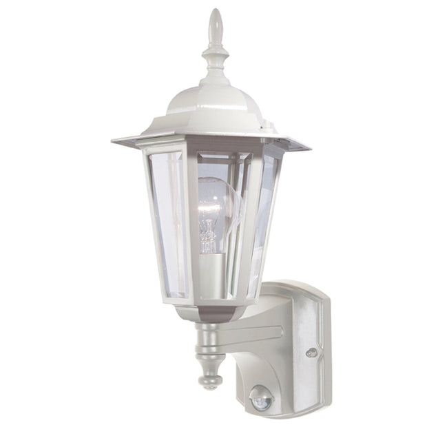 Tilbury Exterior Coach Light with Sensor - White