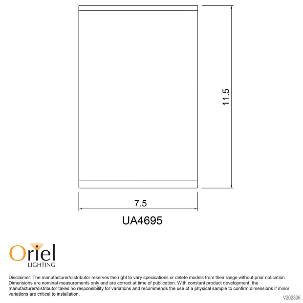 Entas 9w CCT Surface Mounted Light Black