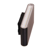 Wash 2x6w LED IP65 Exterior Wall Light Black