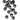 Orb 18 Light Cluster Pendant Black