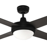 Urban 2 Outdoor 52 AC Ceiling Fan Black with E27 Light