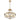 Valmont 6 Light CTC Pendant Brass and Frosted Water Glass