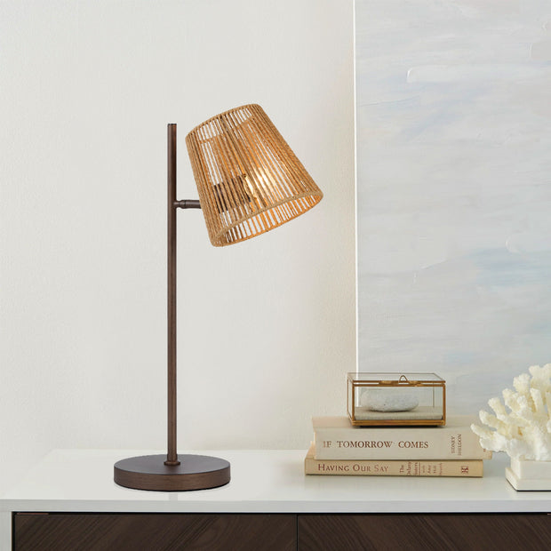 Valora Table Lamp Bronze with Natural String