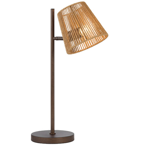 Valora Table Lamp Bronze with Natural String