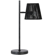 Valora Table Lamp Gun Metal with Black String