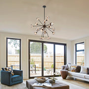 Varlin 18lt Pendant Black and Mirror Glass