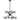 Varlin 12lt Pendant Black and Mirror Glass