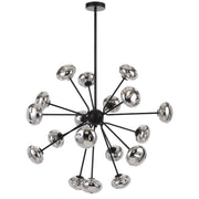Varlin 18lt Pendant Black and Mirror Glass