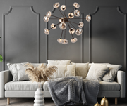 Varlin 18lt Pendant Black and Mirror Glass